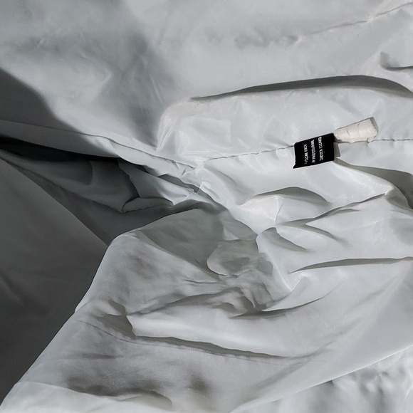 VINTAGE RETRO AVANTI LEATHER MOTO BOMBER JACKET GREY WITH PEARL SIZE SMALL - Picture 6 of 10